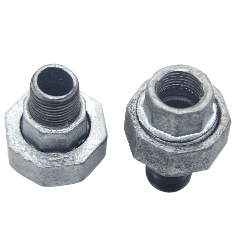 Art. 341-ISO U12 Union, Taper Seat, M/F Thread Malleable Iron Pipe Fitting