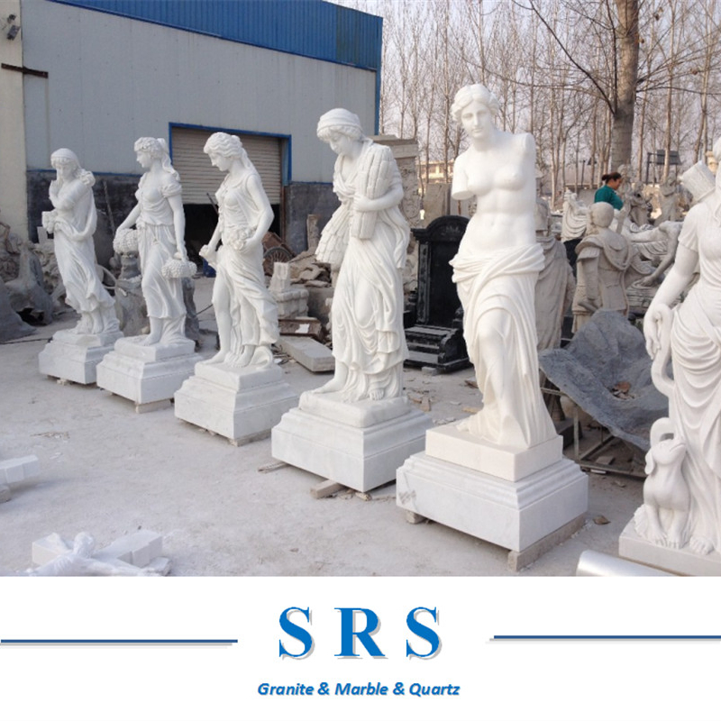 White Marble Stone Carving Architectural Stone Carving Statue