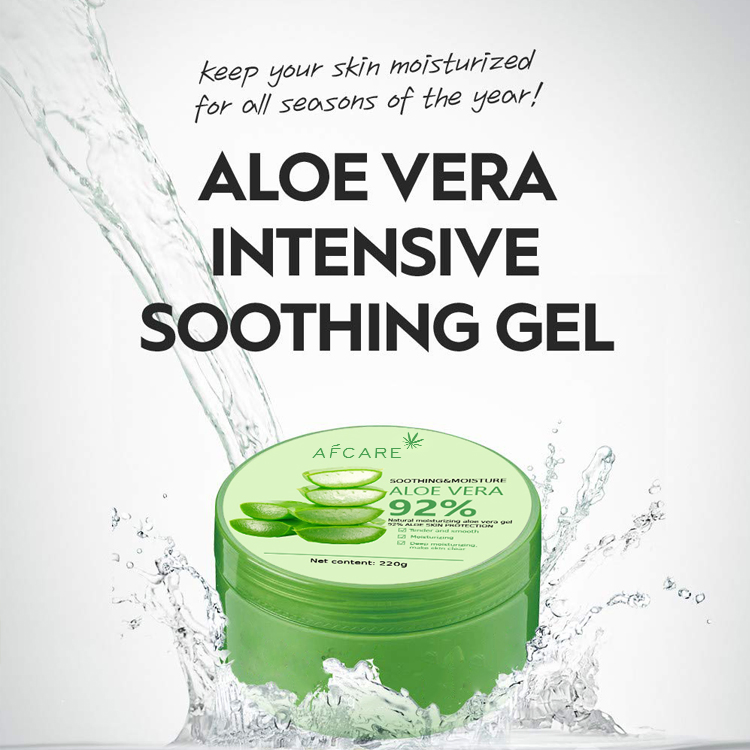 Private Label Best Natural Moisturizing Soothing Organic Pure Aloe Vera Gel