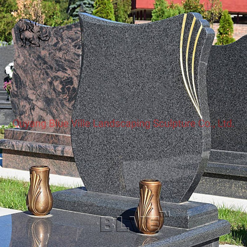 Factory European American Style Granite Tombstone and Monuments Stone Gravestone Wholesale