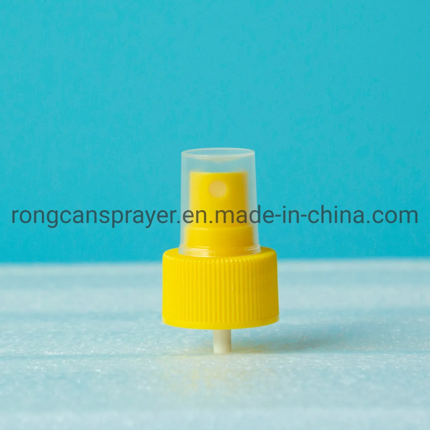 Factory Price 18mm Black Tamper Evident Atomiser Spray Pump with Clear Cover Cap, Plastic Fine Mist Spray with Anti-Theft Ring