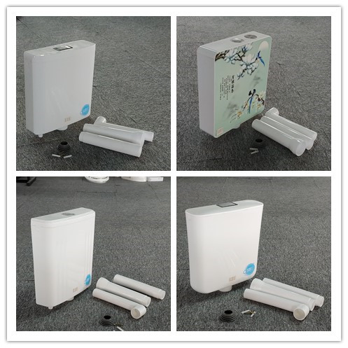 Factory Price Top Quality Plastic Toilet Water Tank Accessory with Dual Flushing Fitting for Squatting Toilet