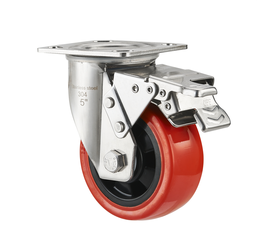 Heavy Duty 5 Inch Industrial Caster Wheel Caster with 304 Stainless Steel