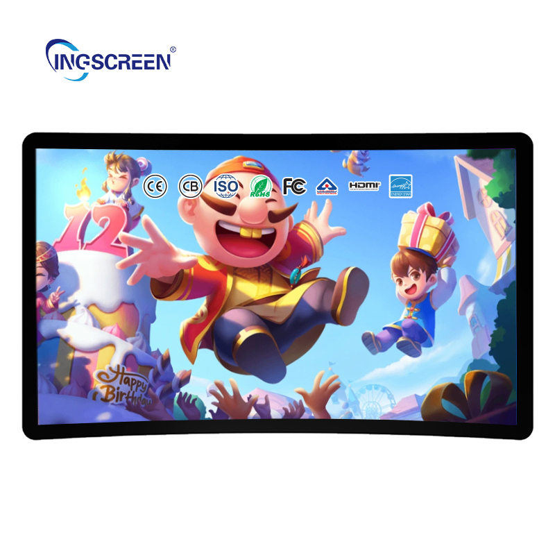 Ingscreen 1920*1080P C Curved Screen LCD Monitor Digital Signage