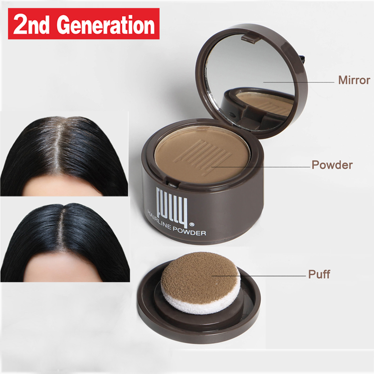 Premium Beauty Miracle Black Hair Powder Cover Bald Spot Hairline Powder
