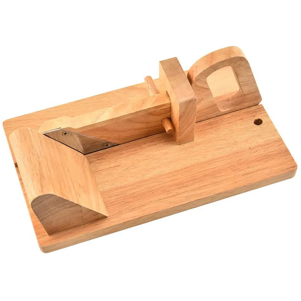 Sausage-Slicer Sausage Wooden Cut Pine Food Cutter Manual Push-Pull Ham Cut