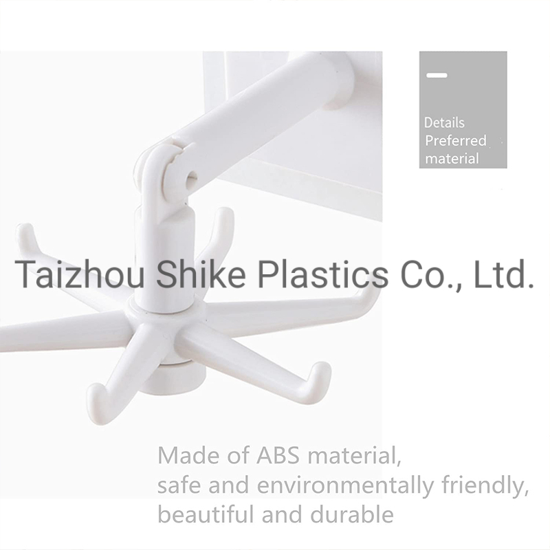 Вращающийся держатель для кухонных принадлежностей, 6 крючков