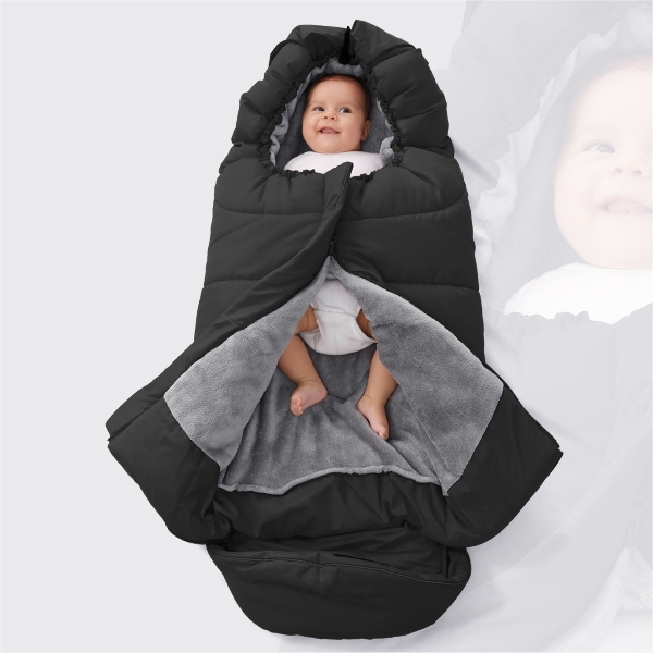 Winter Warm Baby Bunting Bag Water-Repellent Stroller Sleeping Bag Cold Weather