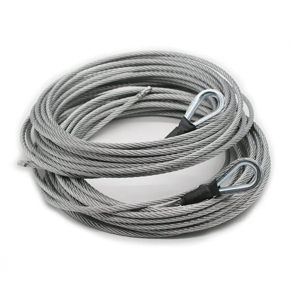 4mm 5mm electric Galvanized Steel Wire Rope for Rolling Shutter Doors
