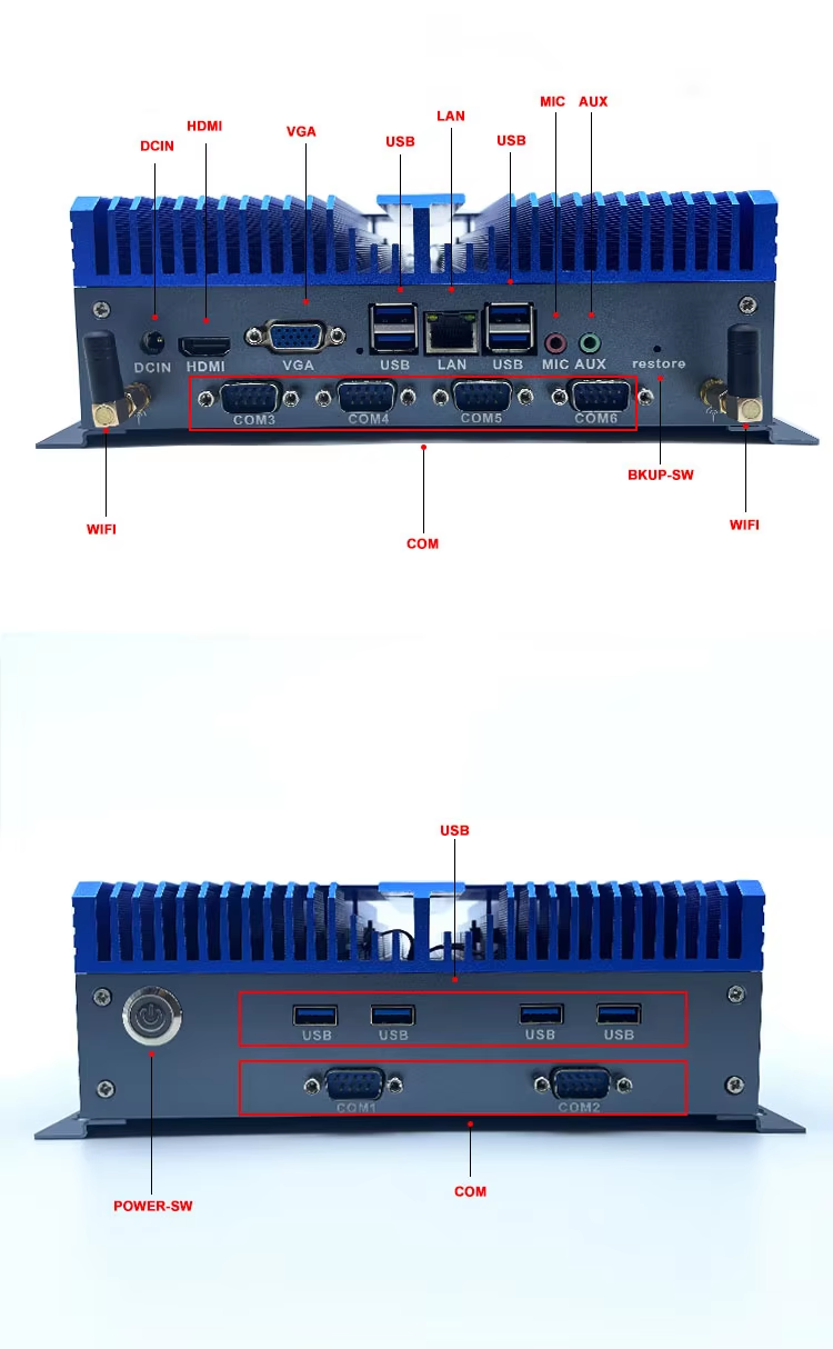 Industrial IP67 FHD Industrial Panel Capacitive Industrial PC Rugged Industrial Computer
