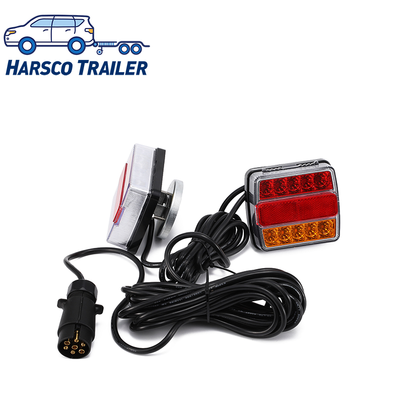 Фонарь прицепа E-Mark R10/R65, 16 SMD LED, 7-контактный разъем ISO 11446