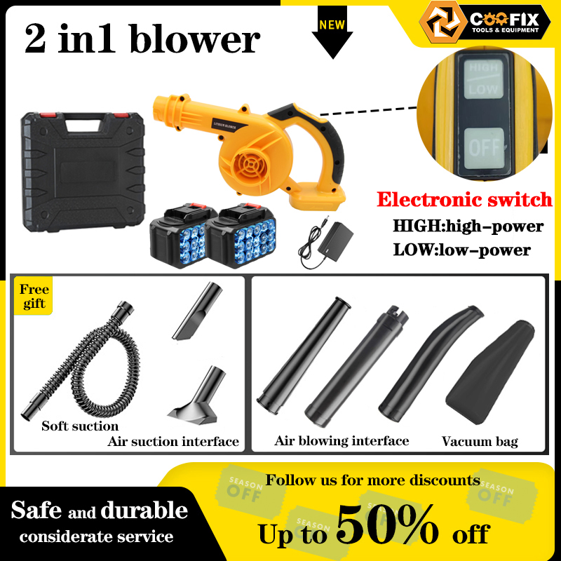 Powerful Cordless Leaf Blower for Quick Garden Cleanup