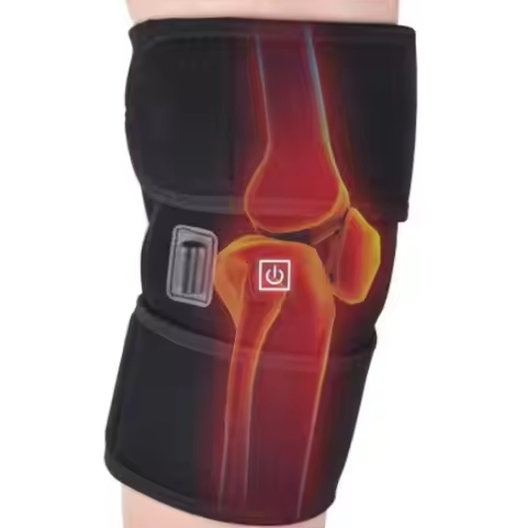 Factory Directly Electric Heated Removable Heating Pad for Sleeping Compression Knees Massager with Vibration and Heat