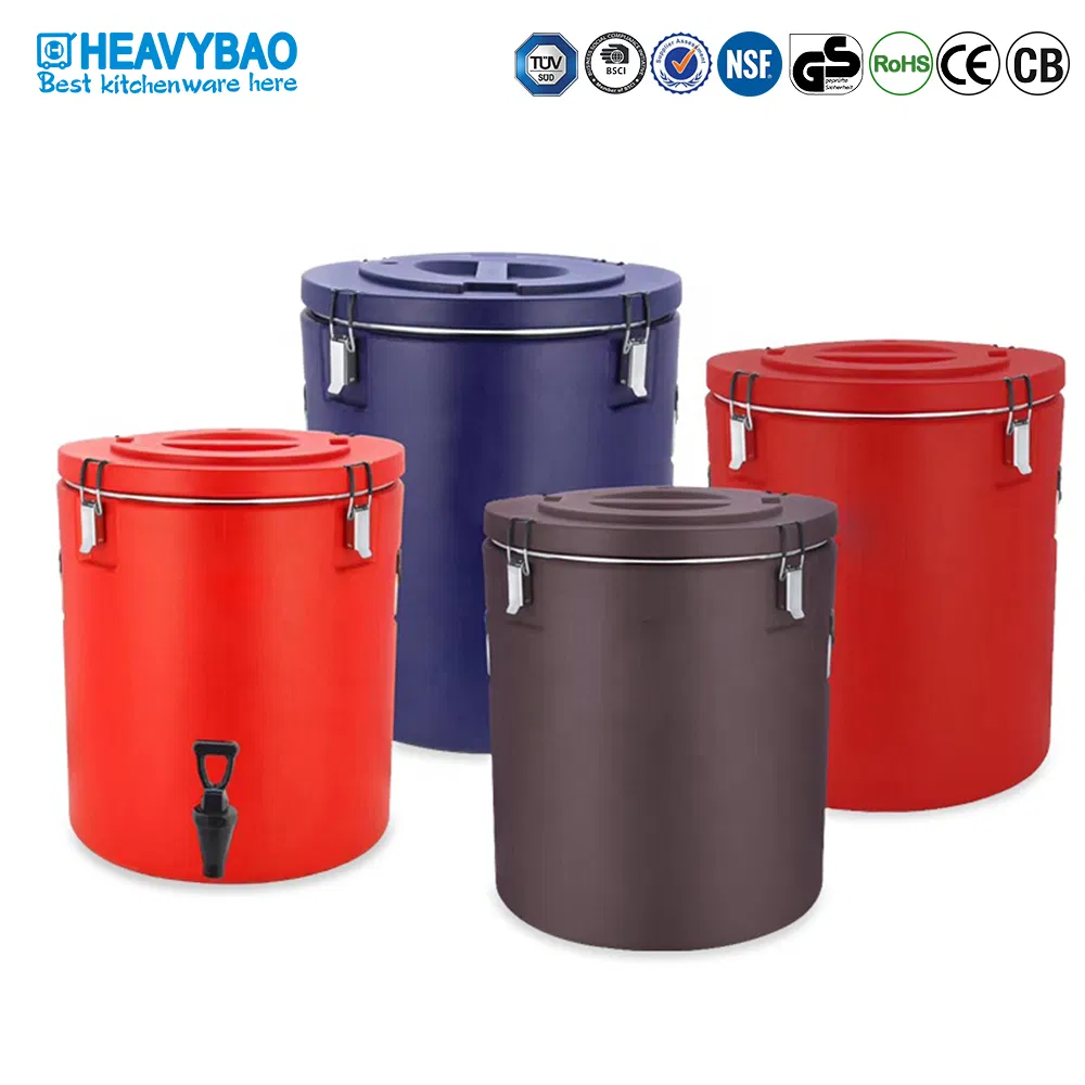 Heavybao Stainless Steel Insulated Bucket with PP Cover for Drink