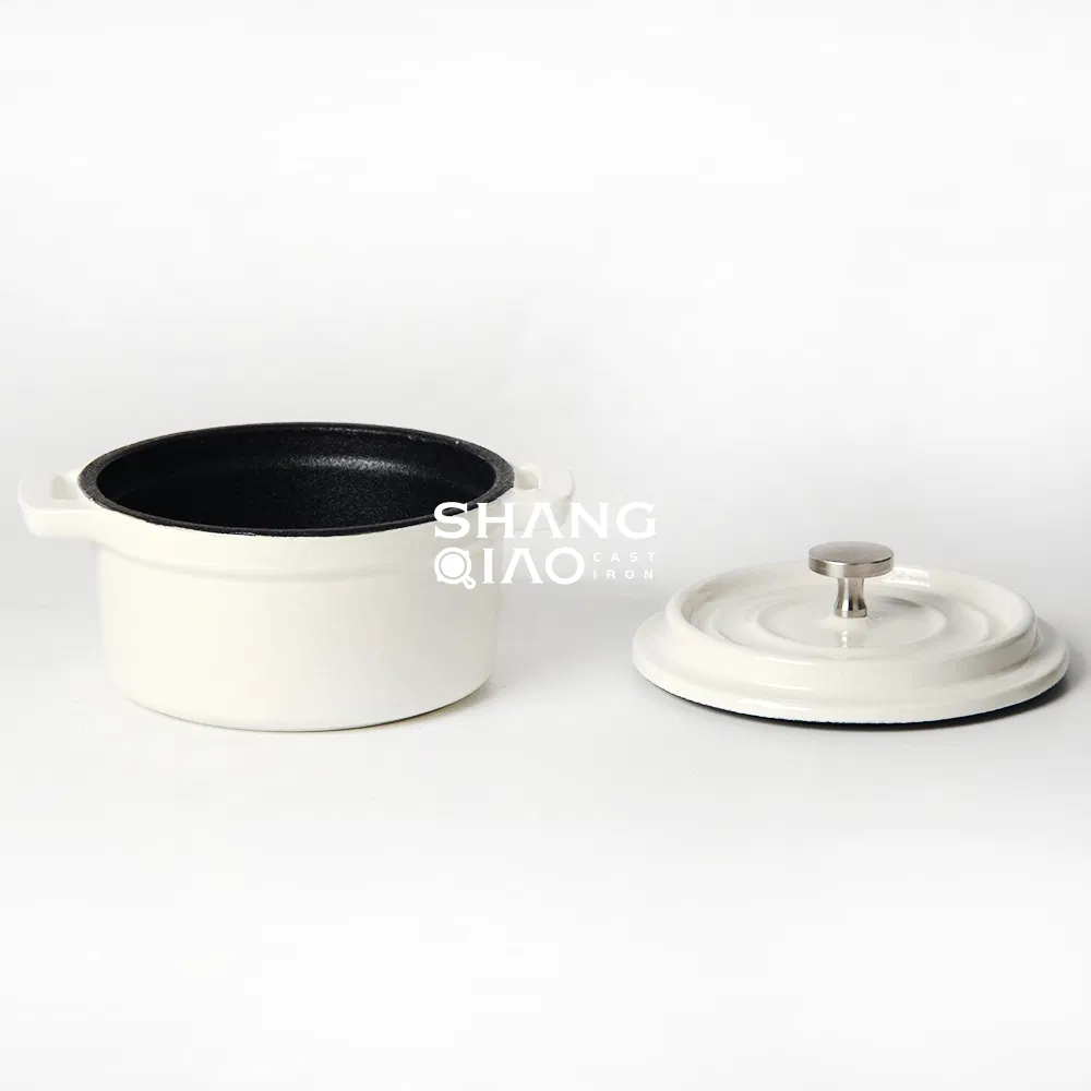 Мини-кокот из чугуна с эмалью, 3 кварты