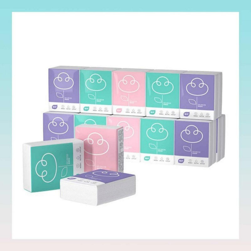 High Quality Custom Packaging 3 Ply Hygienic White Restaurant Pocket Paper Bathroom Facial Pocket Napkins Tissue with Logo