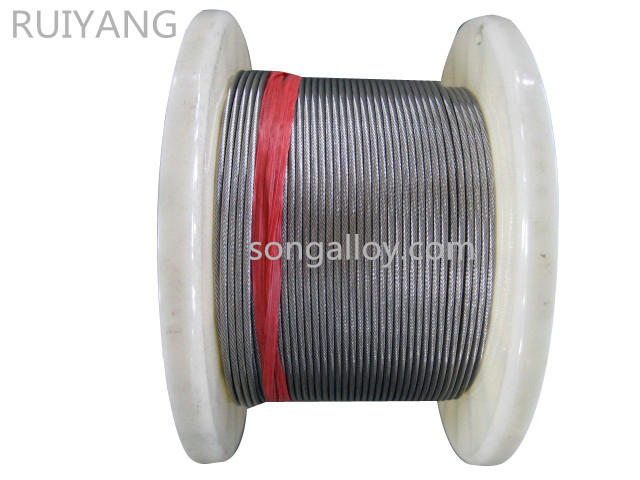1*19 Stainless Steel Wire Rope in Metal Wire AISI304