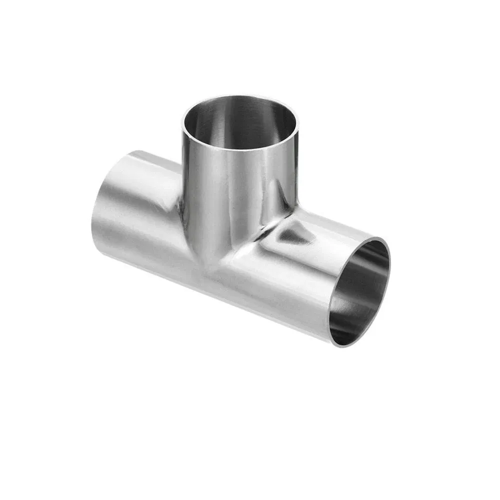 Customize 304/316L Stainless Steel Seamless Tee Pipe Fitting Design