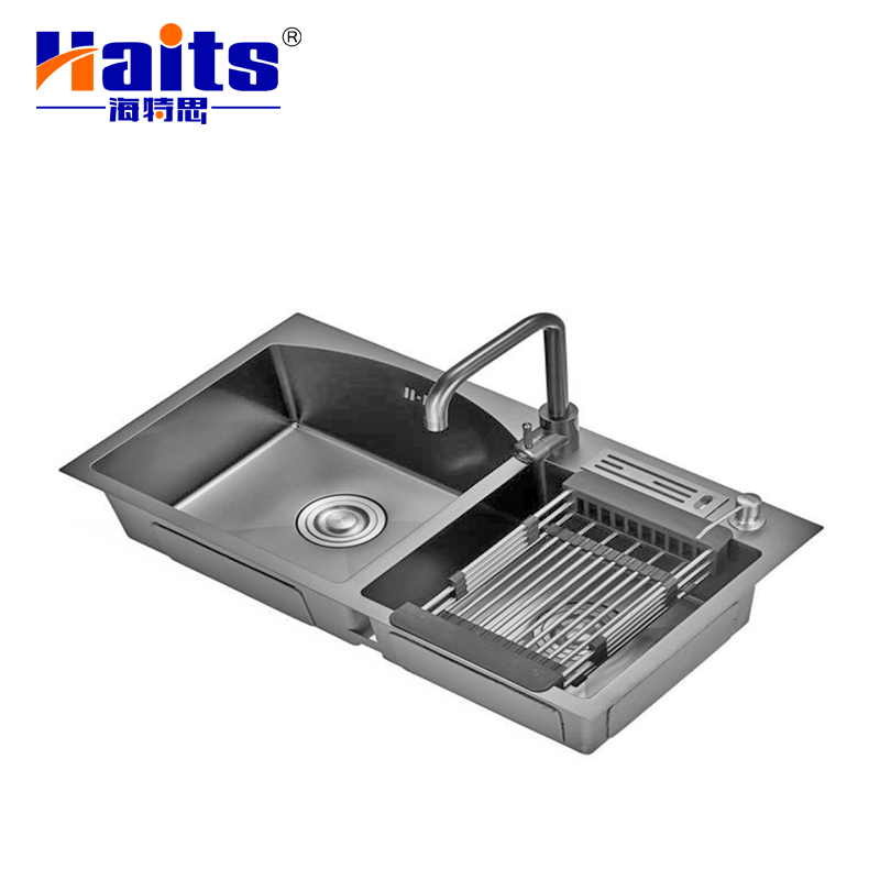 Kitchen Sink Adjustable Drian Shelf Kitchen Sink Organizer Modern Kitchen Sink Black
