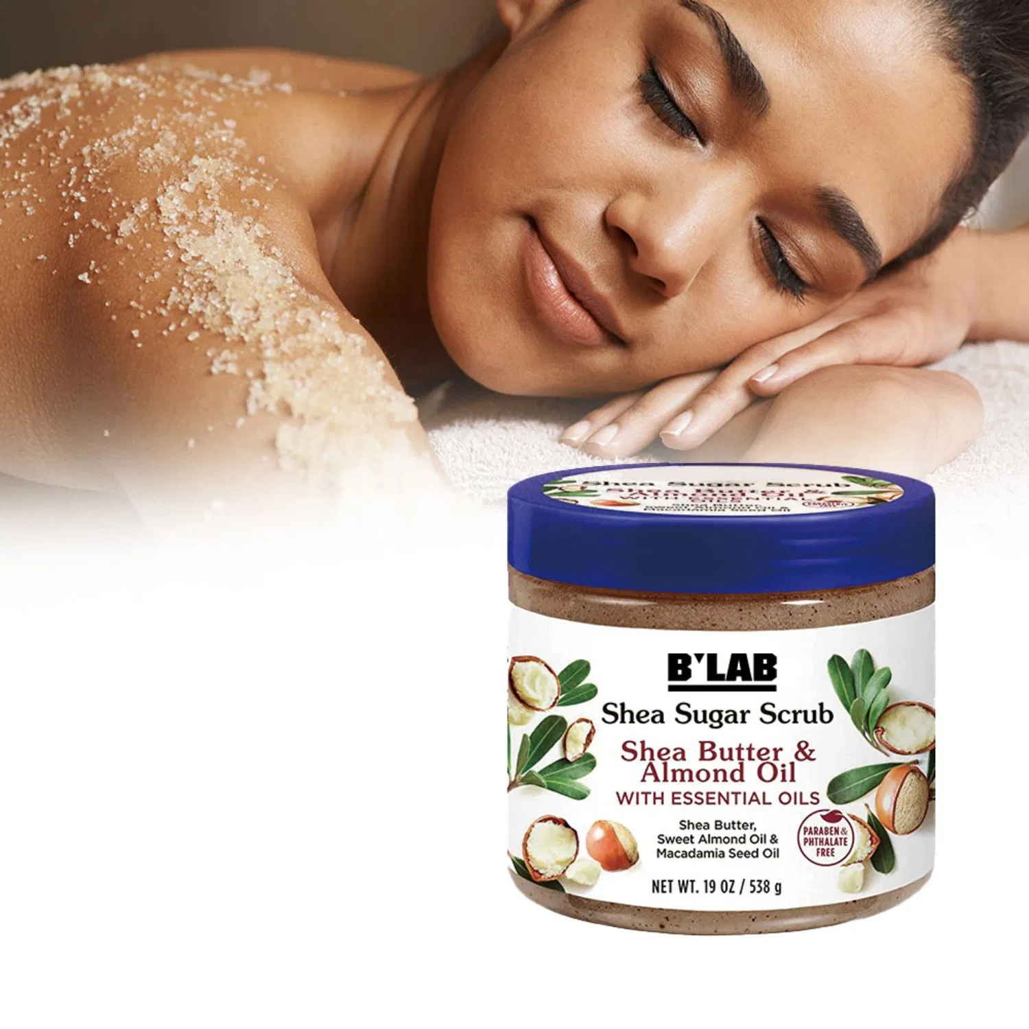 Customized Organic Scented Vegan Skin Whitening Exfoliating Shea Butter Dead Sea Salt Bath Body Scrubs