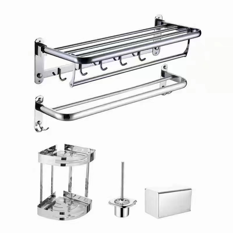 Zinc Black Bathroom 6-Piece Set Pendant Shower Room Part Odn-20011-18