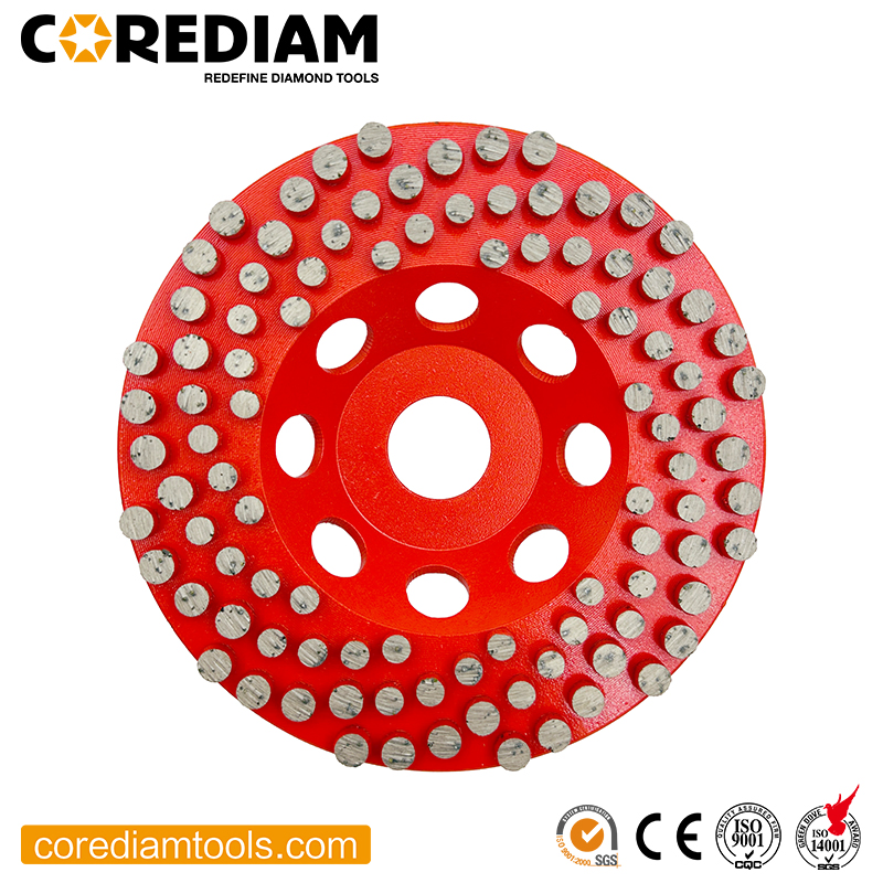 Алмазная чашечная шлифовальная чашка 125 мм для бетона