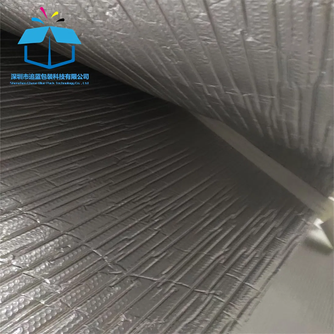 Customized Chase Blue Pack Insulation 12mm Foil 4 Layers Bubble Thermal Insulation Materials with Sewing for Roofing / Wall / Ceiling Insulation /Car Insulation