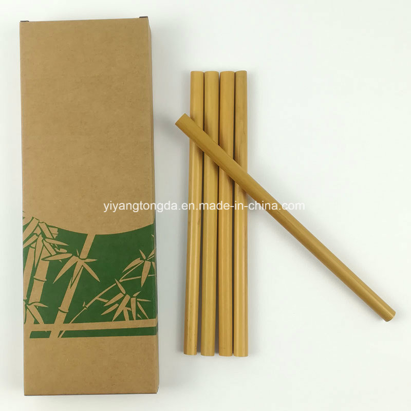 Disposable Bamboo Straw Factory, Custom Logo Bamboo Straw