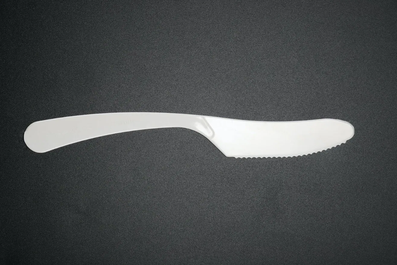 100% Biodisposable Custom Cpla Cookware Cutlery Sets Individually Packaging 100% PLA Tableware for a Restaurant Party 10