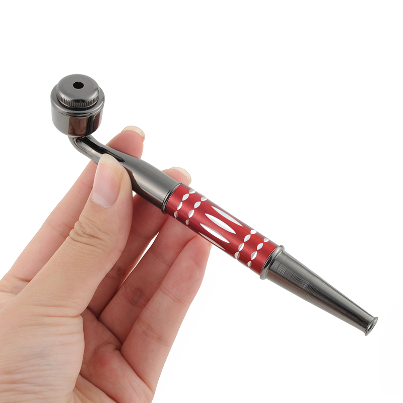 Jiju 879 New Fancy Hand Pipe Lipstick Blunt Glass Pipes Smoking Tobacco