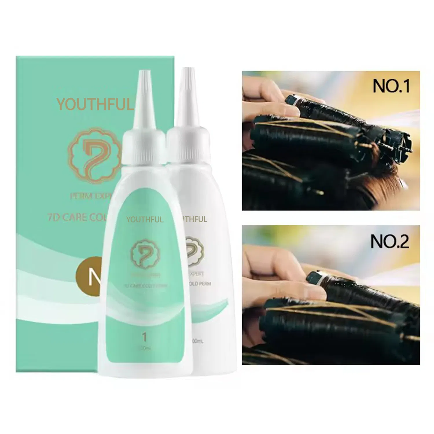 OEM Professional Moisture Nourishing Mineral Smooth Keratin Curls Hair Perm Lotion