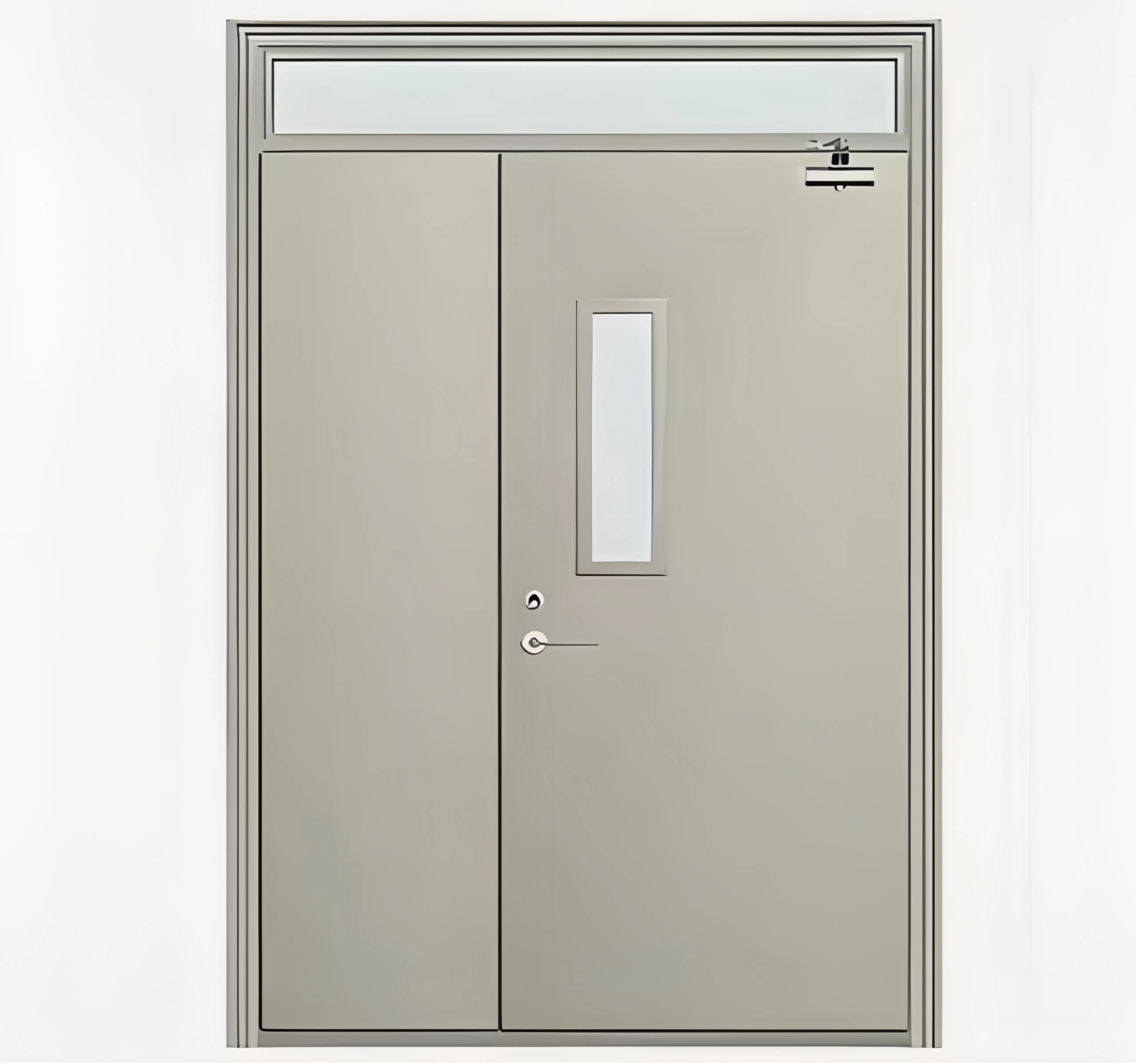 Insulated Steel Fire Door, Steel Door, Security Door for Comfort