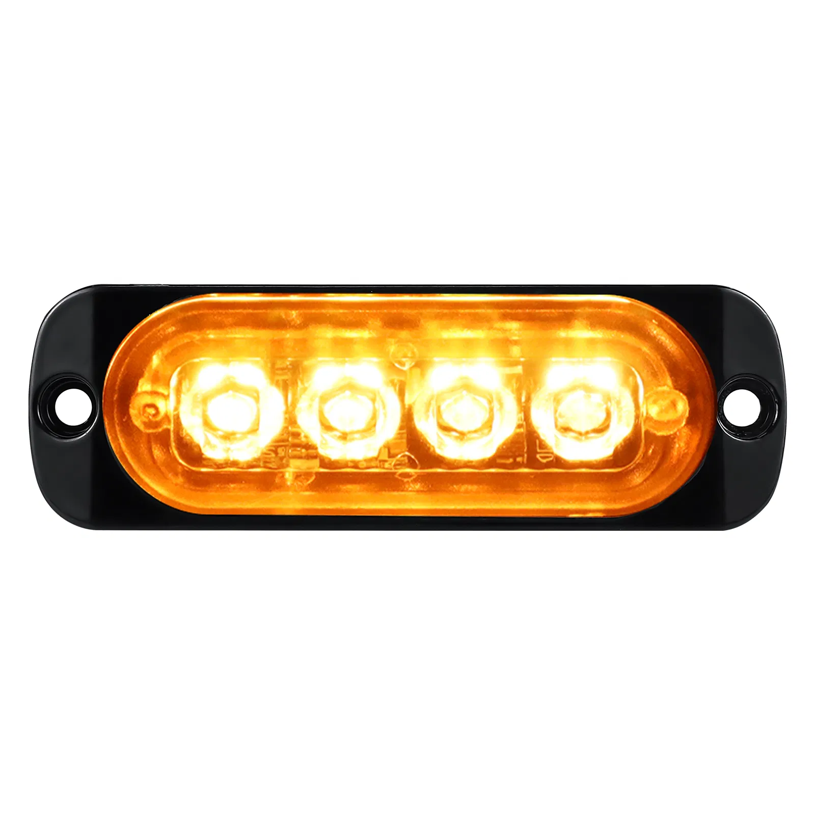 Янтарные стробоскопы 4 LED, 12В/24В, набор для автопарка