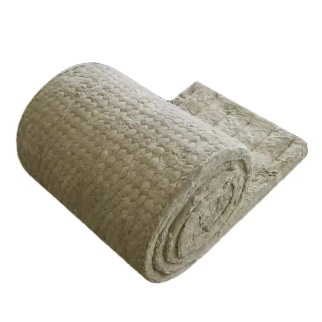 China Fire Retardant Material Fireproof Mineral Rock Wool Rockwool Thermal Insulation Blanket/Roll