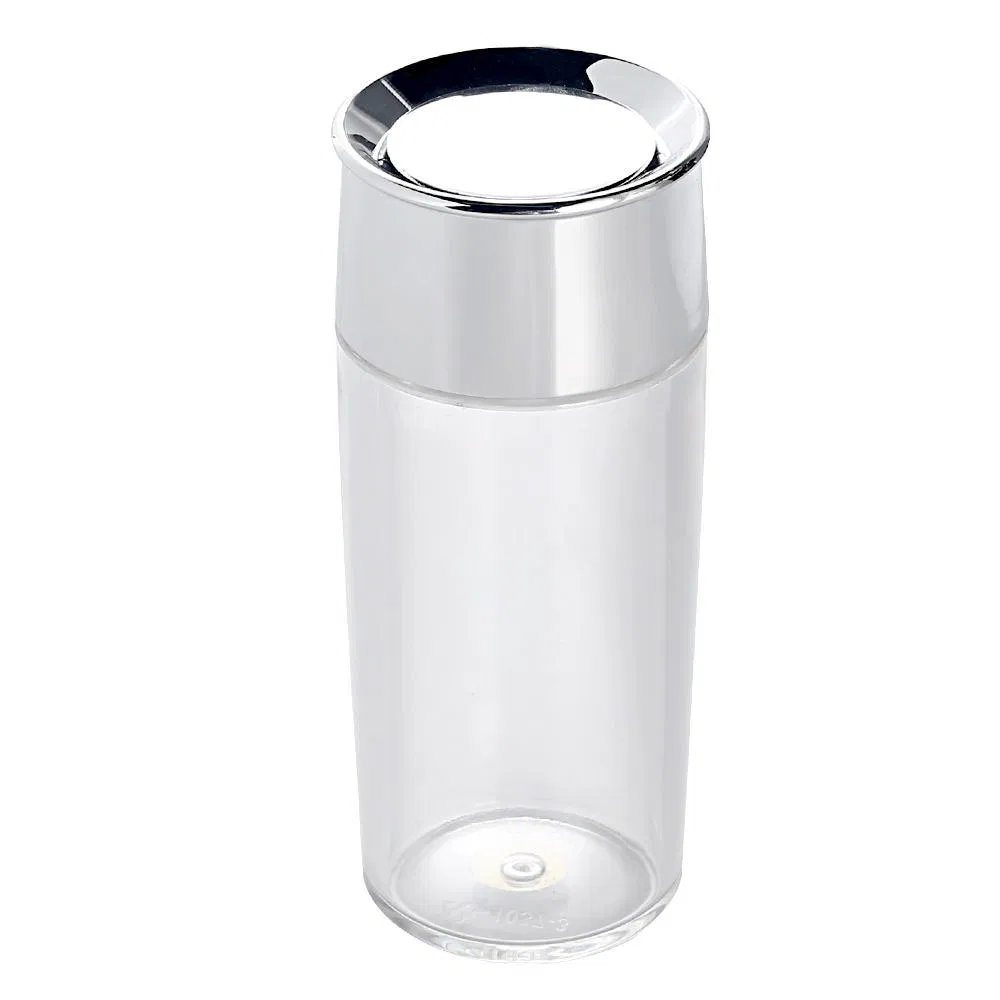 Plastic Oil Bottle - Silver Lid Soy Sauce Bottle for Restaurants