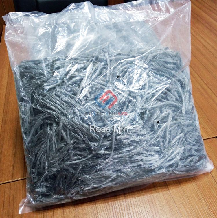 54mm Concrete Polymer Polypropylene PP Twisted Fiber