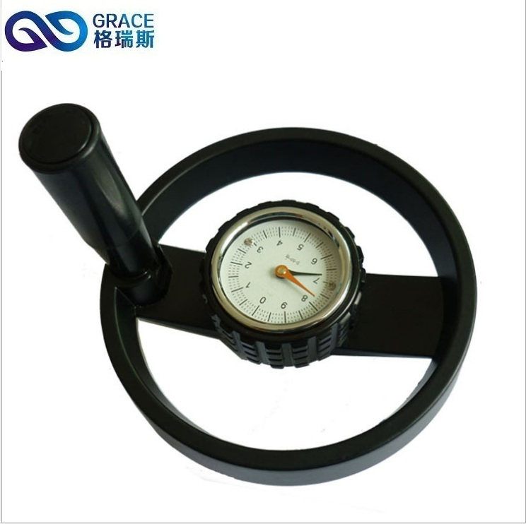 Plastic/Aluminum Two Spokes Handwheel with Gravity Indicators