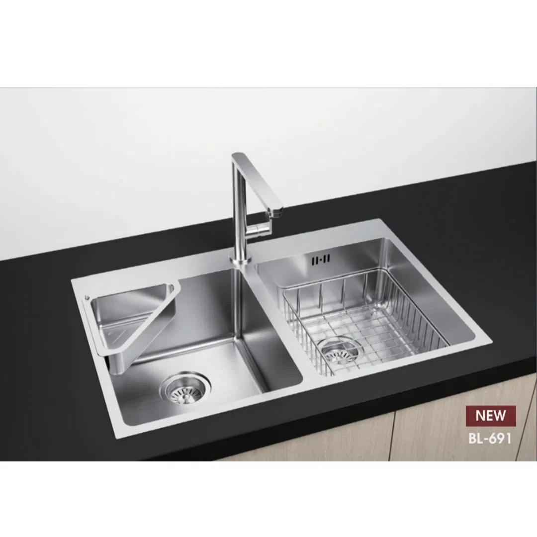 Factory Outlet Matt Easy Installation Stainless Steel Kitchen Sink Used Indoors