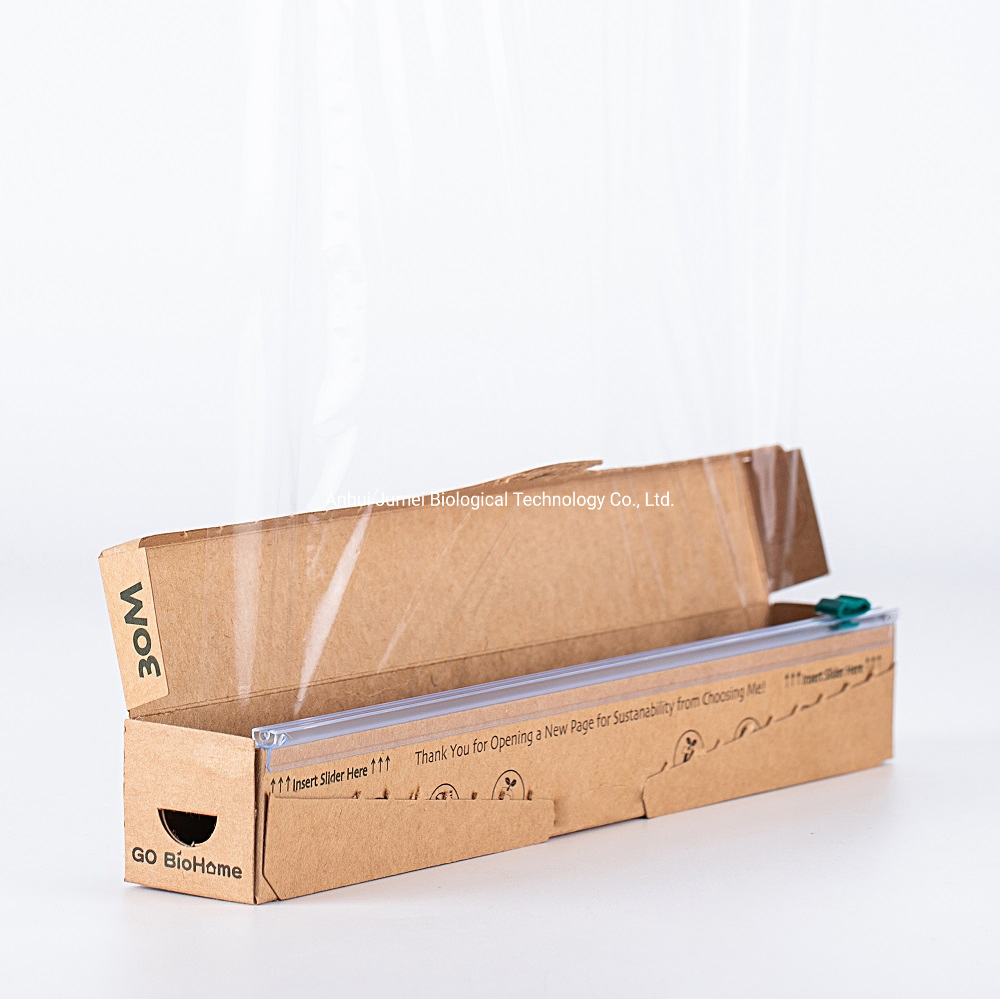 30cm*30m Home Compostable Perforated Cling Film Fresh Wrap