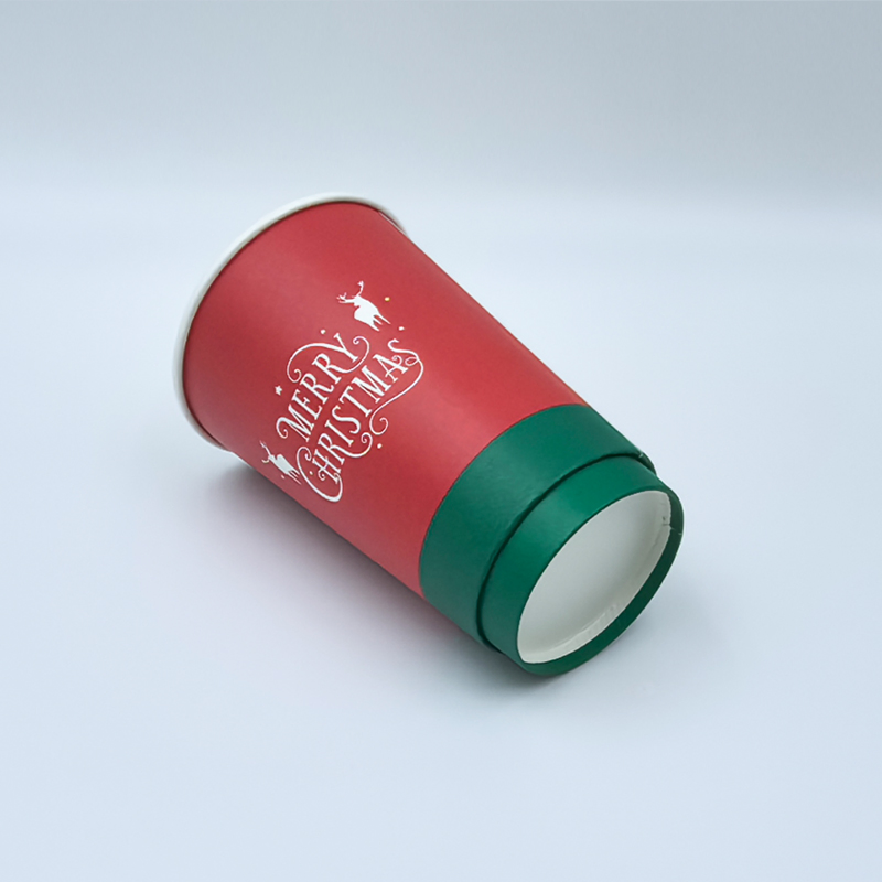 Чашки бумажные 16oz с двойной стенкой, под индивидуальную печать