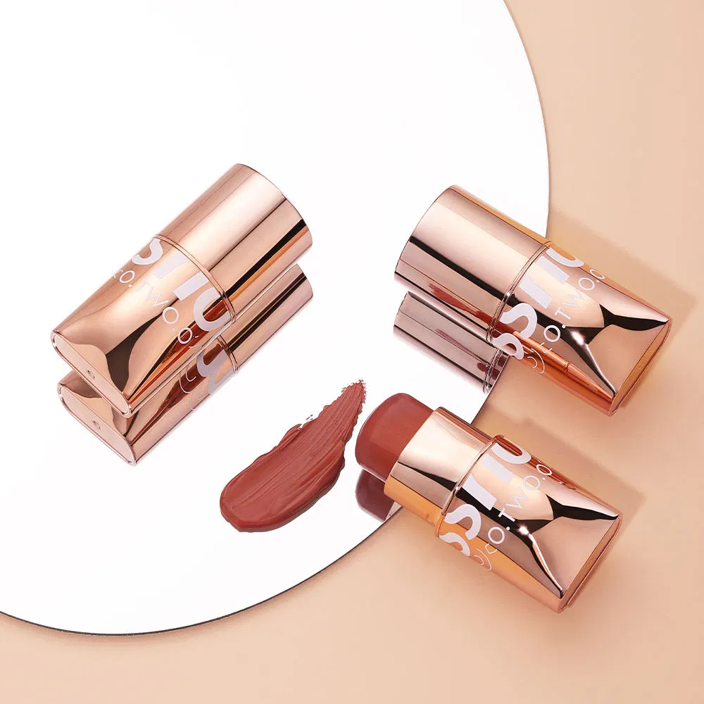 O. Two. O Wholesale Customized Private Label 8 Colors Popsicle Shaped Blush Cream Multi-Function Blusher Stick