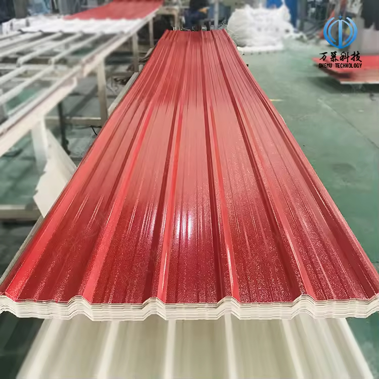 Colorful UPVC Roofing Tiles Plastic PVC Corrugated Roof Tiles for House