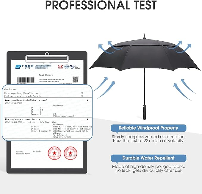 Автоматическая большая зонт-трость для гольфа