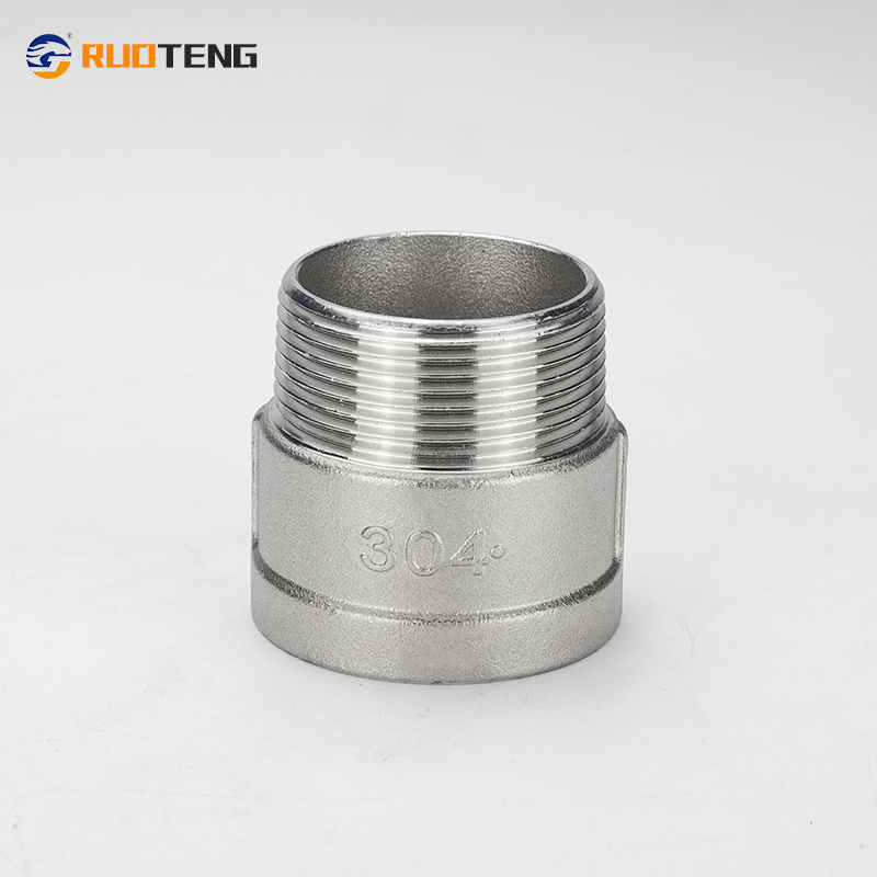 [Ruoteng] Factory Direct Sale High Quality Plumbing Material Pipe Fittings 304 Stainless Steel Male and Female Socket