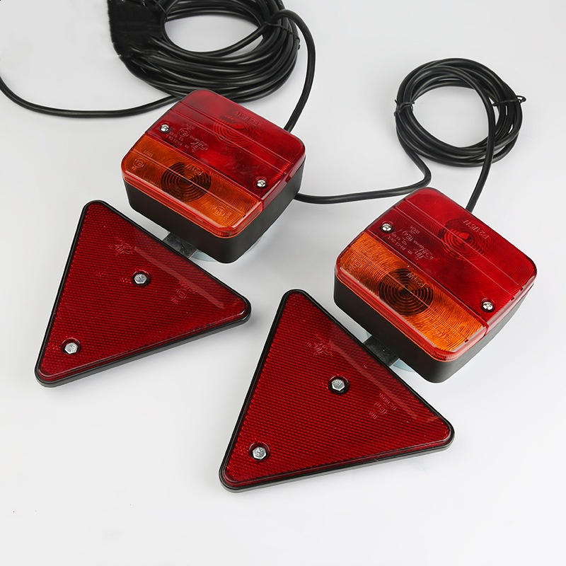 LED Trailer Lights Kit with Magnets and Reflectors