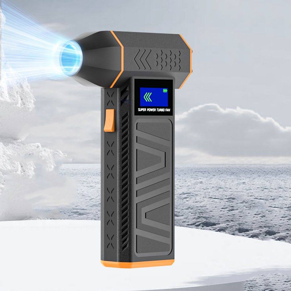 2025 Handheld Mini Jet Fan Turbo Air Blower 130000rpm 8000mAh Rechargeable Battery Compressed Air Duster with Digital Display