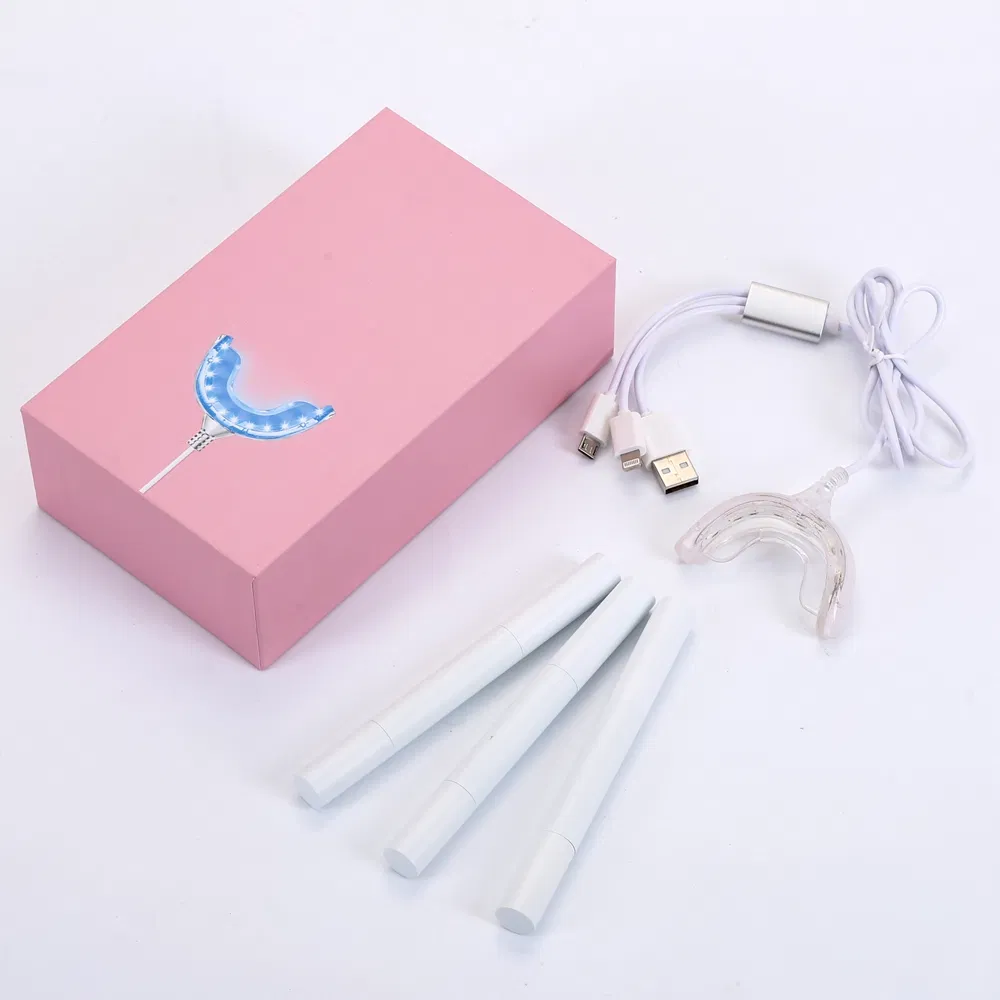 Wholesale Professional Dental Teeth Whitening Kit with Custom Logo LED Light Gel-Pen for Teeth