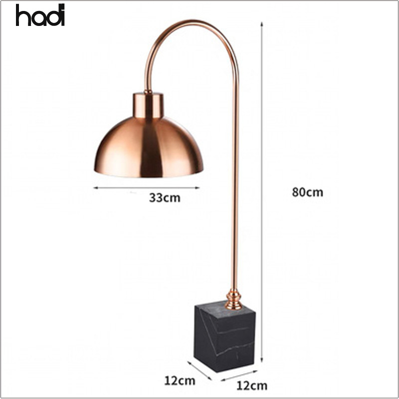 Commercial Electric Food Warmer Heat Lamp Copper Rose Gold Hammered Restaurant Catering Equipment for Hotels and Buffet Serving