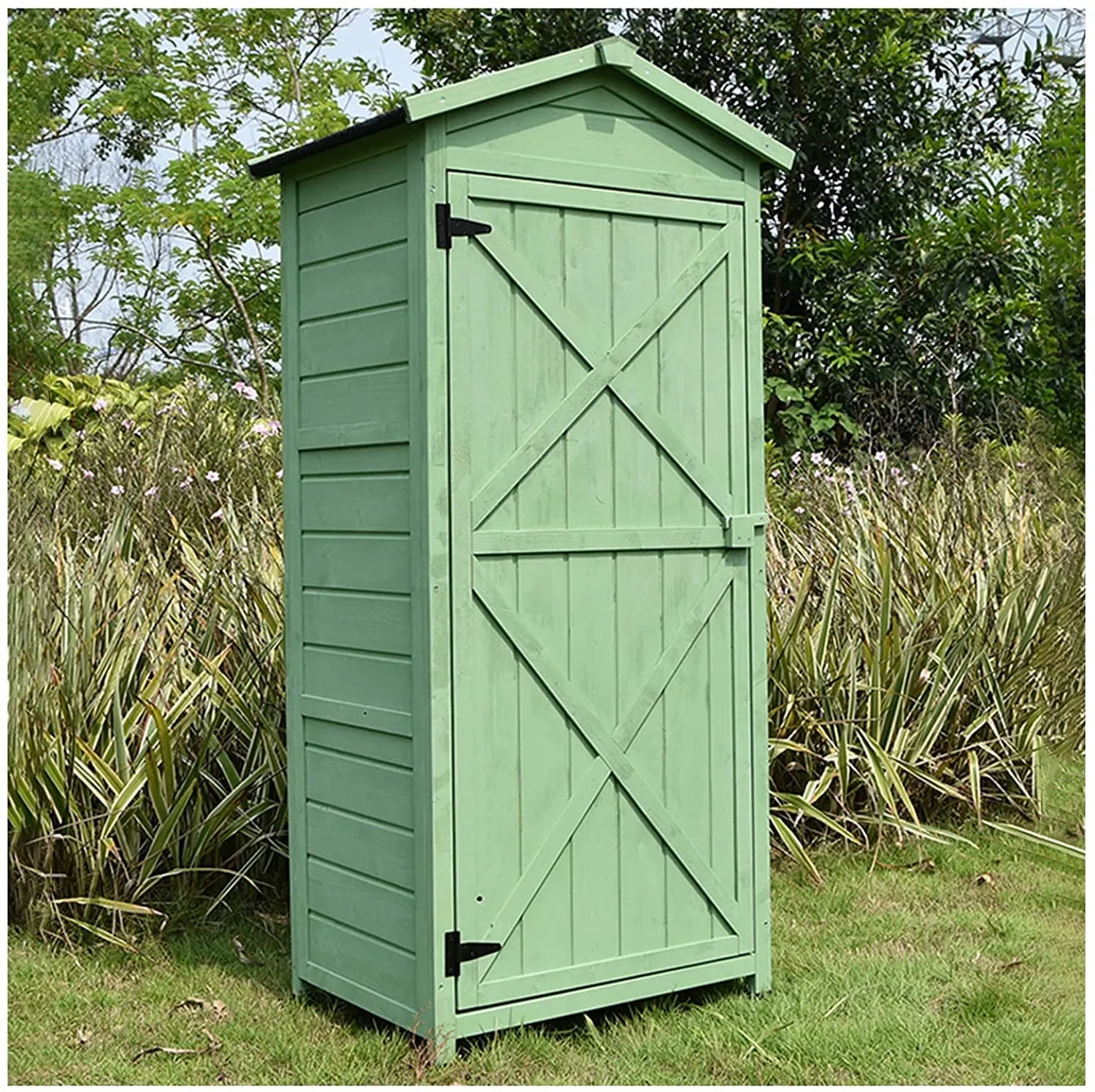 6063 Balcony Garden Rain Proof Tool Storage Cabinet Outdoor Aluminum Storage Cabinet