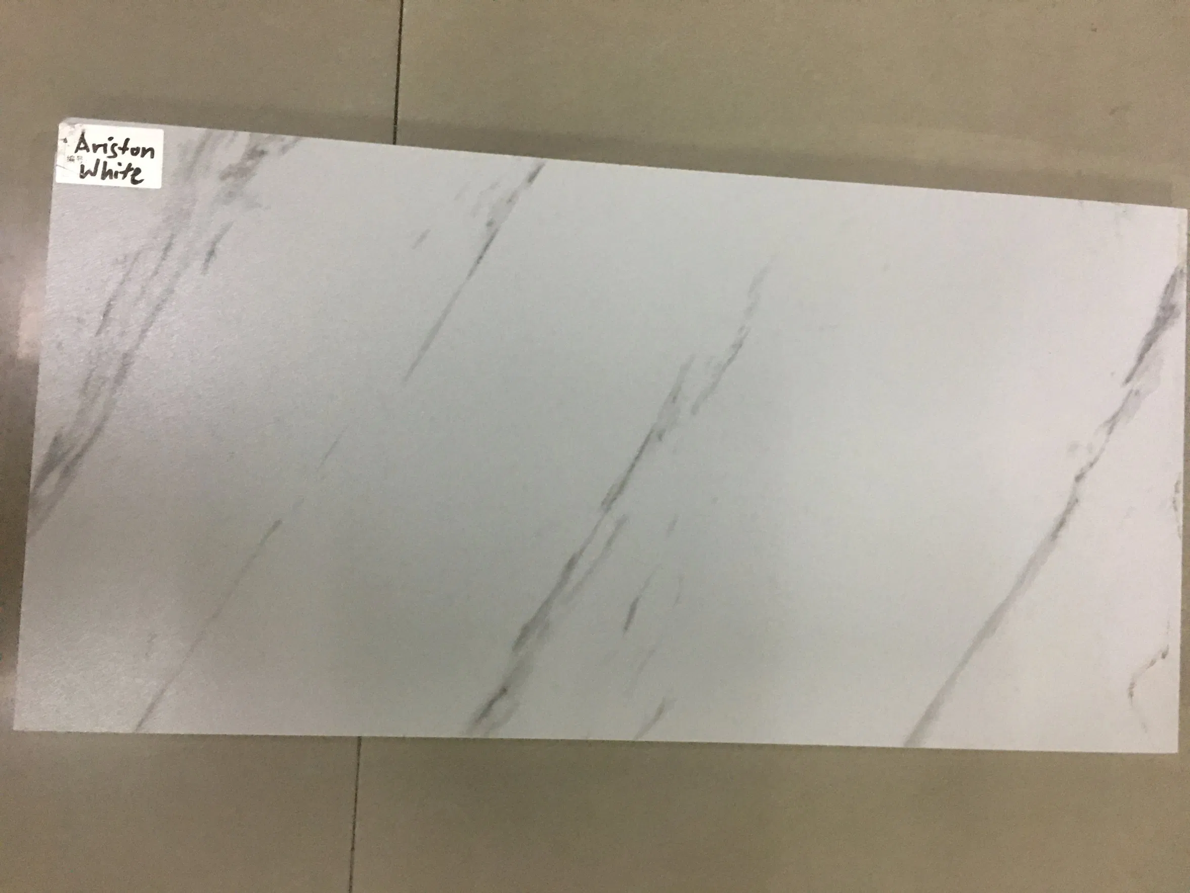 Calacatta White Modern Marble Porcelain Wall Sintered Stone Panel Artificial Sintered Stone Slabs